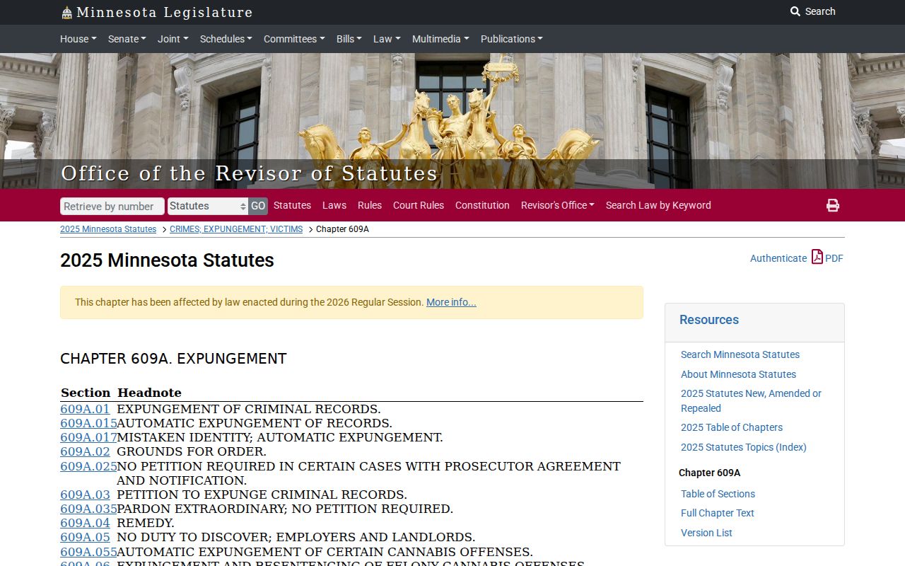 Norman County civil docket Minnesota record-access statute source