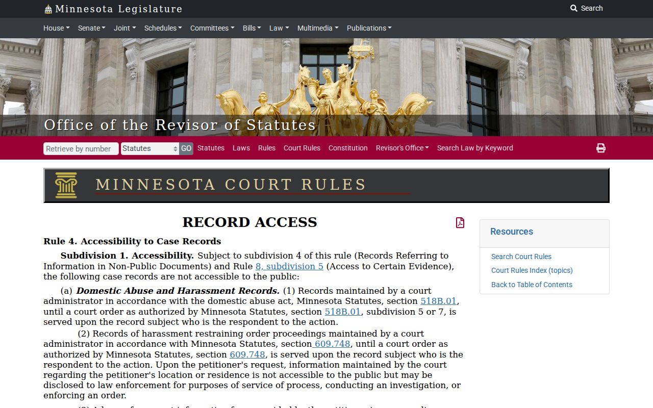 Norman County court docket Rule 4 accessibility source